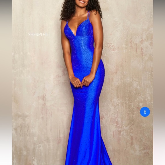 Sherri Hill 54228 Aline Gown size 12 never worn - Picture 5 of 5